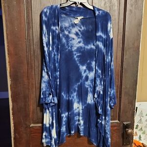Blue Tie-Dye Women's Top